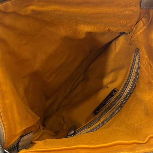 Banana Republic Thick Leather Clutch Bag Embellished with Metal Studs - Picture 9 of 17